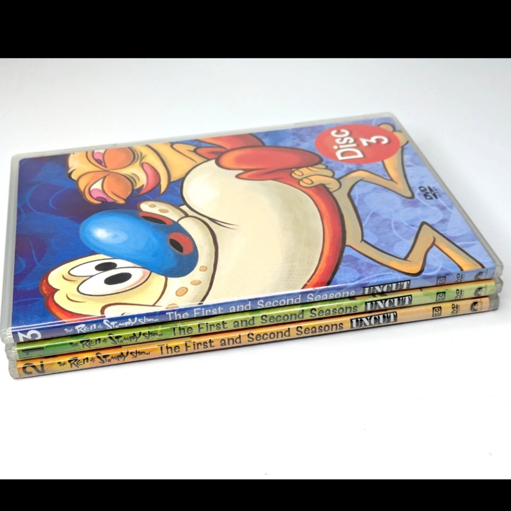 The Ren And Stimpy Show UNCUT The First and Second Season Disc 1,2,3 (1991/1993) - Picture 2 of 12